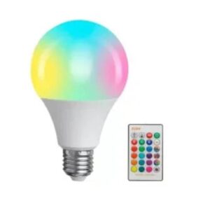Lampada LED RGB com Controle 7W Luatek LK-RGB-7W