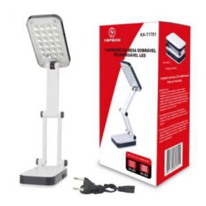 Luminaria de Mesa Recarregavel Kapbom KA-T1701