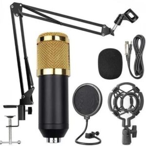 Microfone Condensador Braço Articulado P2 Lelong LE-914