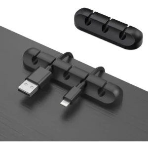 Organizador de Fios/cabos 5 Clip Preto SA2413-17
