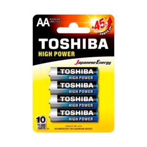 Pilha Alcalina Toshiba Aa LR6GCP 4un