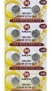 Pilha Bateria Botão LR44 1.5v Blister Mox – MO-LR44