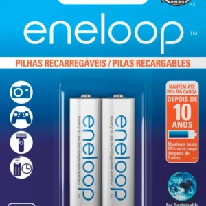 Pilha Recarregável 1.2v Aa 2000mAh Eneloop C/2 Panasonic