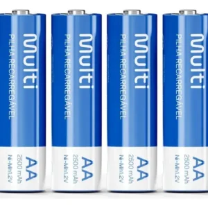 Pilha Recarregavel Aa 2500mAh com 4