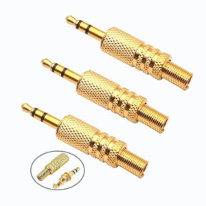 Plug P2 Estereo com Mola Gold