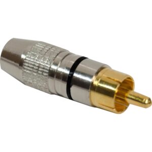 Plug Rca Metal Storm Preto