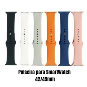 Pulseira para Smart Swatch 42mm/44mm Diversas Cores