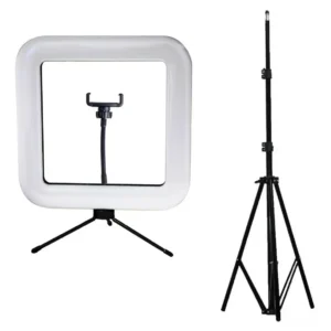 Ring Light 26cm Quadrado com Tripe 1,6m Outros Suportes
