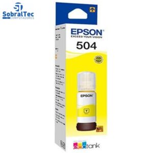 Tinta Epson 504 Amarela para Ecotank