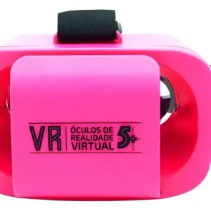 Vr Mini Oculos Realidade Virtual Rosa 5+