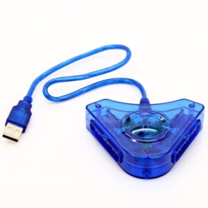 Adaptador Conversor 2 Controles de PS2 para USB PC