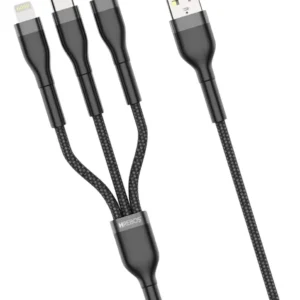 Cabo Carregador 3 em 1 Usb-c Lightning Micro USB V8 CEC-1304 Celark