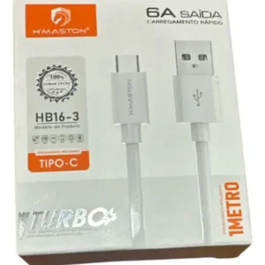 Cabo Usb-a para Usb-c Turbo 6A HB16 Hmaston