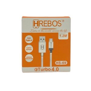 Cabo USB para Tipo Cturbo 4.0 HS-69 1,2m