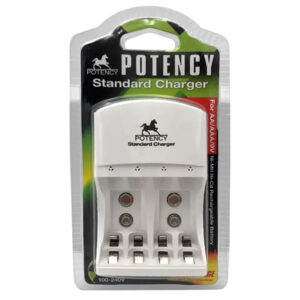 Carregador de Pilhas e Bateria Potency