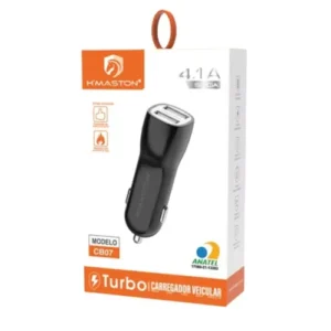 Carregador Veicular 2 USB a 4.1a CB07 Hmaston