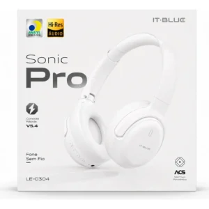 Fone de Ouvido Bluetooth Sonic PRO Lelong LE-0304