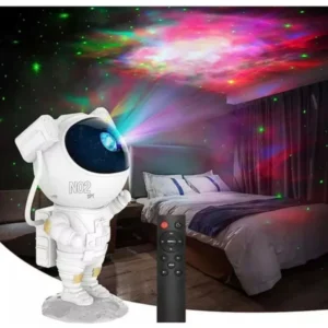 Luminaria Projetor Nebulosa Estrelas Astronauta LED Bmax BM-F927