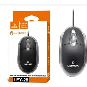 Mouse Optico com Fio LEY-28