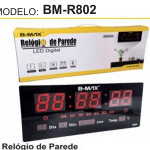 Relogio Despertador Digital de Mesa Bmax BM-R802