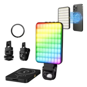 Ring Light Magnetico Luz de Selfie RGB para Celular Hrebos IF-296