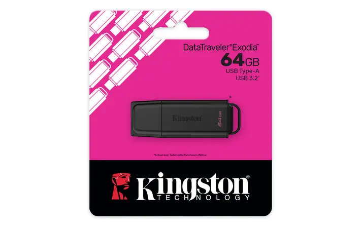 Pen Drive Kingston Datatraveler Exodia 64GB USB 3.2 – Dtxg2/64gb